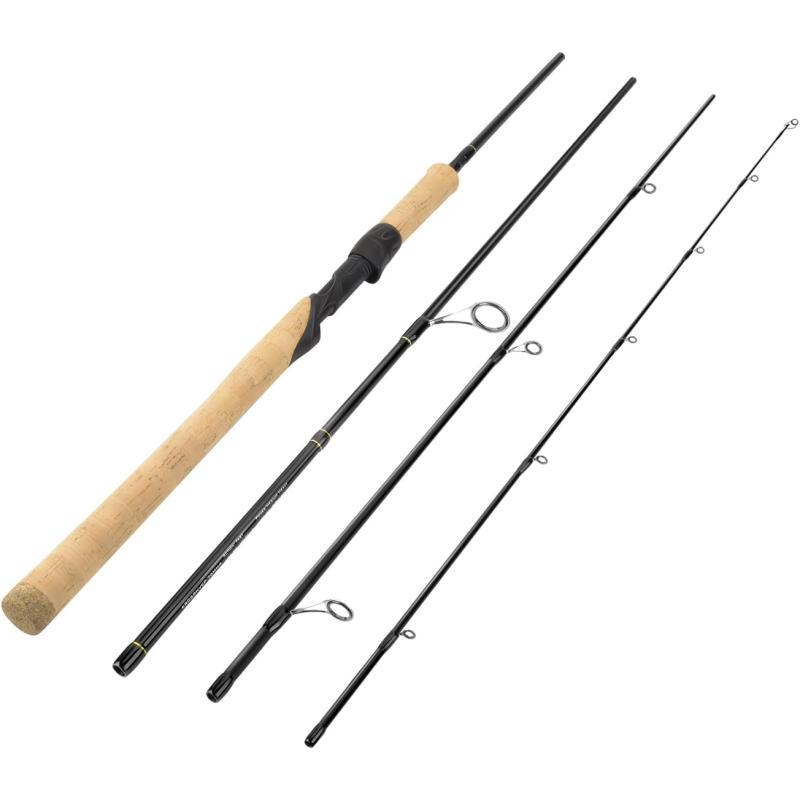 Kastking Valiant Eagle Passage Travel Fishing Rods, 4 & 6 Pc Pack Rods 